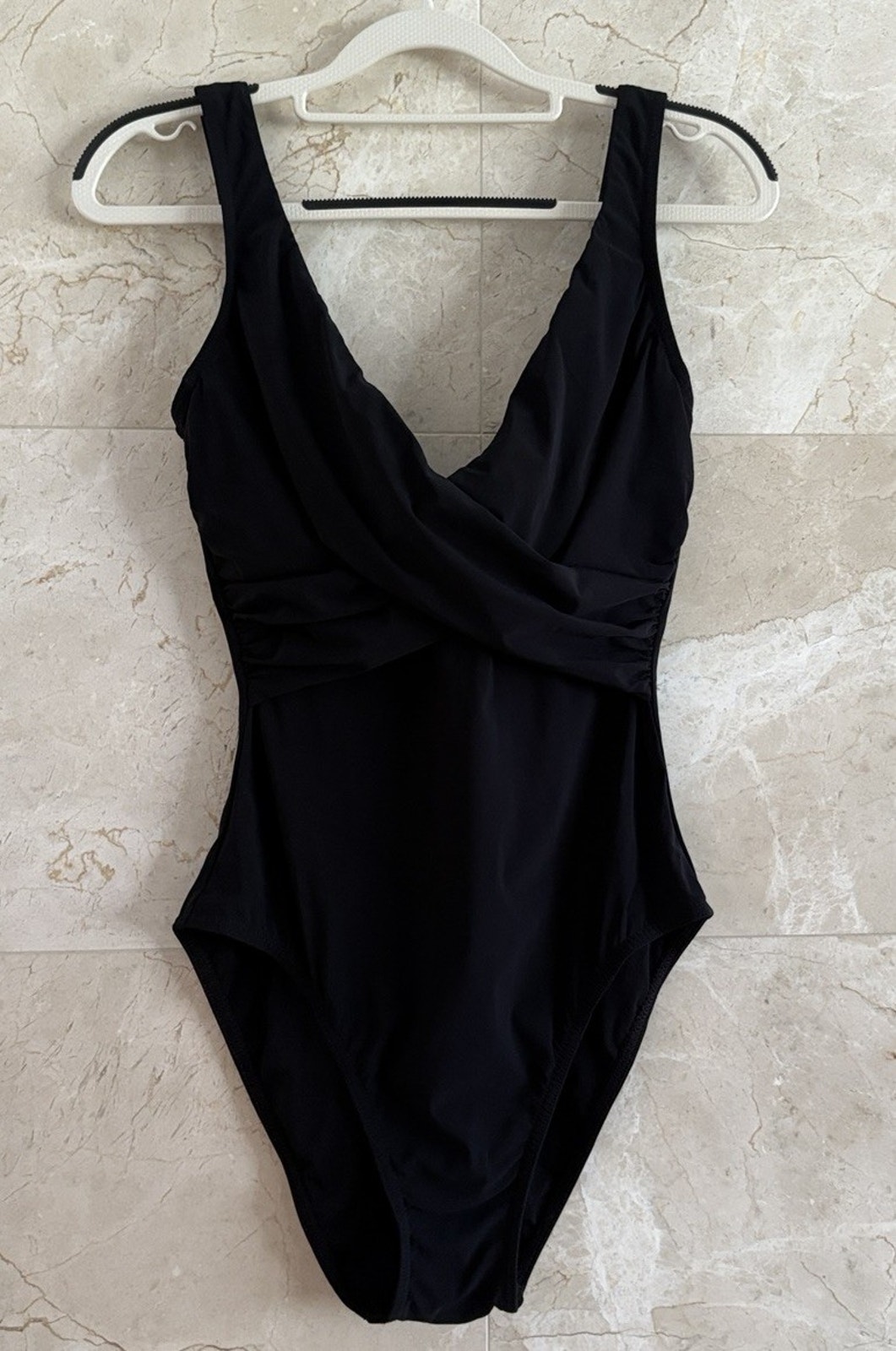 Karla Colletto Black Underwire One Piece Swimsuit 12 Quiet Luxury Minimalist